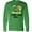 Kelly Green, variant on Cape Cod Massachusetts Long Sleeve T-Shirt