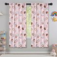 thumbnail image 5 of Blackout Kids Curtains,Pink Princess Pattern Childrens Insulated Curtains Set Of 2,Bedroom Essentials,Toddler Room Decor 42"x63", 5 of 5