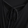 thumbnail image 4 of Ailaofu Women's Long Sleeve Cardigan Sweater V Neck Bow Tie Front Lightweight Shrug Sweater, 4 of 5