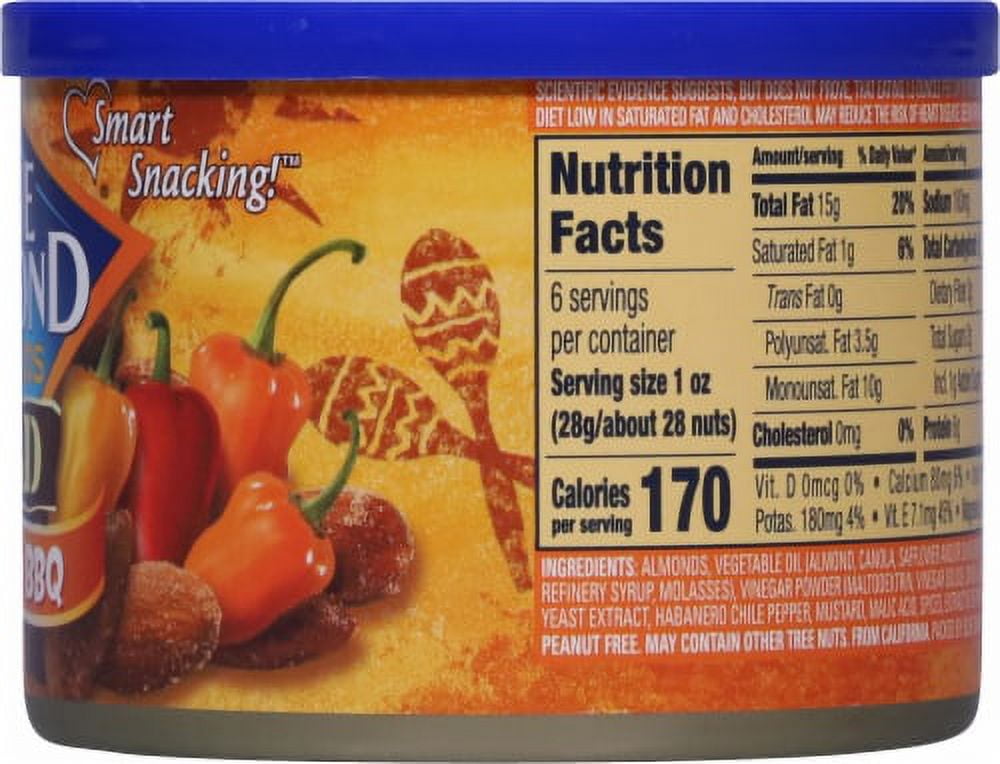 2X - Blue Diamond Bold Habanero BBQ Almonds