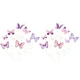 thumbnail image 2 of 2 Sets Cupcake Toppers Mixed Size&Colour 3D Butterfly Cake Picks Decorations for Girl Women Wedding Birthday Party Baby Shower Food Wall Decoration, 2 of 7