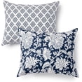 thumbnail image 4 of Martha Stewart Kyra 100% Cotton 3pc Duvet Set-1 Duvet, 2 Pillow Shams, 4 of 5