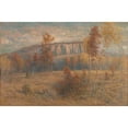 thumbnail image 2 of John Ferguson Weir 14x11 Black Ornate Wood Framed Double Matted Museum Art Print Titled: East&nbsp;Rock (1906), 2 of 5