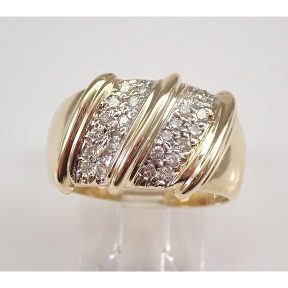 Forever Jewels 2Ct Round Cut Moissanite Men Cluster Wedding Band Ring 14K Yellow Gold Plated