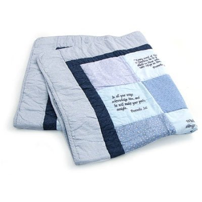scripture baby blanket