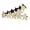 Gold, variant on Street Style PU Waist Belt with Star Studded Design for Women Stylish