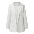 thumbnail image 2 of Cardigan Décontracté pour Femmes avec Poches Revers Manches Longues, 2 of 3