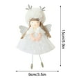 thumbnail image 5 of Yannianjz under $5 3Pcs Angel Christmas Ornament, Christmas Yarn Skirt Antlers Decor, Angel Wing Pendant Ornament, Cute Girl Tree Dress Props, Festive Hanging Decorations, Dreamy Holiday Accessories, 5 of 9
