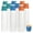 1200, variant on 300 Pack 3 oz Disposable Bathroom Paper Cups, Small Mouthwash Cups in Orange, Blue, and Green, Great for Candy, Biscuits, Bathroom Use, Parties, Picnics, and Travel