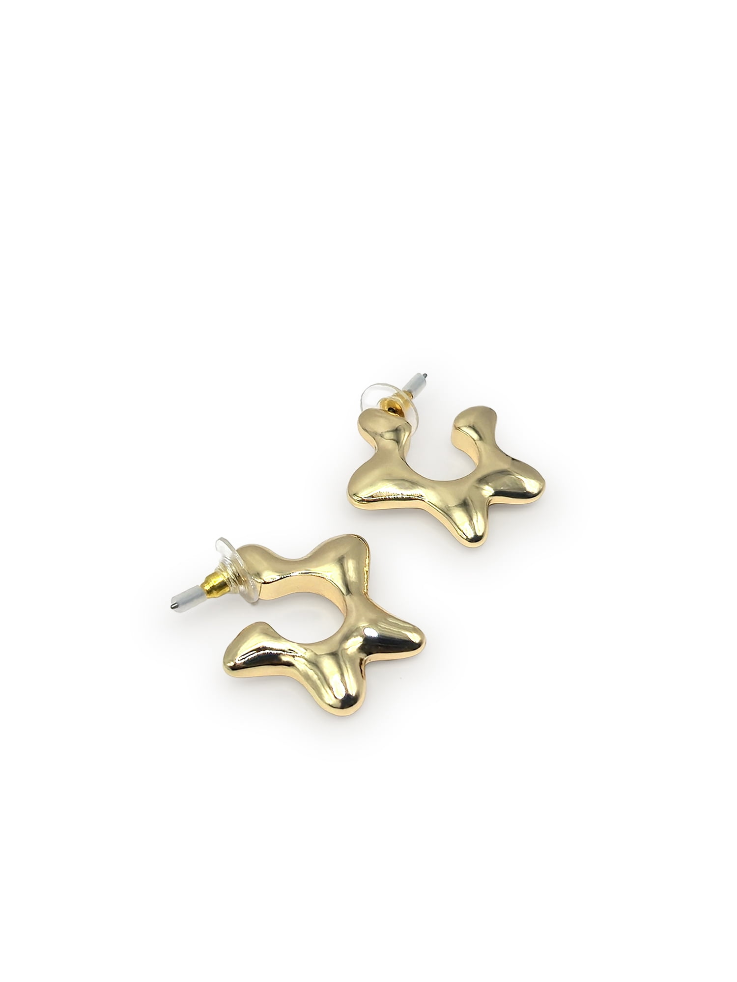 No Boundaries Women's Goldtone Star Earrings
