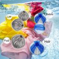 thumbnail image 6 of 6PCS Reusable Laundry Hair Catcher Balls - Anti-Winding Washing Machine Dryer Balls for Clothes, Blue Plastic Hair Remover (3.2x3.2cm) - Lint & Pet Hair Removal Tool, 6 of 7