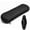 Black, variant on Mber Makeup Brush Bag, Zipper Makeup Brush Case, Silicone Makeup Brush Holder Travel Makeup Bag for Brushes, Travel Size Makeup Brush Pouch, Khaki