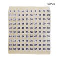 thumbnail image 4 of Pack of 100 Consecutive Number Stickers Long-term Use Classification Inventory Storage Handmade Organizing Supplies Decals black on white type 5, 4 of 6