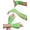 Green, variant on 2 Pairs Women Fishnet Gloves,Long and Short Set Mesh Fingerless Gloves for 80s Theme Party Halloween Costume