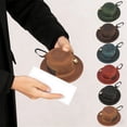 thumbnail image 1 of Sentmoon Wallet Purse Birthday Gifts Personalized Hat Wallet Loose Coin Storage Bag, 1 of 2