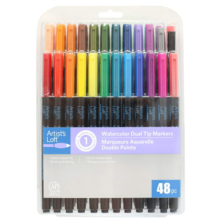 ARTISTRO Watercolor Brush Pens, 48 Colors Set + 2 Water Brush Pens. Unique  Vivid Colors. Real Brush Pens for Artists and Adults. Great for Creating  Illustration…