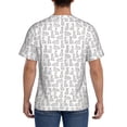 thumbnail image 2 of Rocae Cute Rabbit for Men's Moisture-Wicking Crew Tee - T-Shirt for Sports, Outdoor Activities, and Casual WearXX-Large, 2 of 9