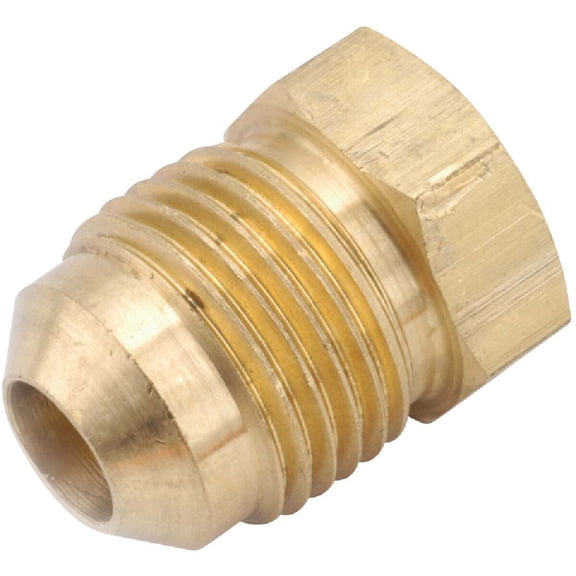 Anderson Metals 754039-08 .5 in. Brass Low Lead Flare Plug