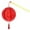 A, variant on LSLJS Paper Lanterns with LED Lights Hanging Paper Lantern Hollow with Tassel Walking Stick for DIY Birthday Wedding Party Christmas Decorations
