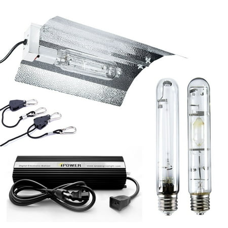 iPower 400 Watt HPS MH Digital Dimmable Grow Light System Kits Wing Reflector (Best 400 Watt Grow Light)