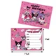 thumbnail image 3 of Decoraciones para fiestas de cumpleaños, decoración para fiestas temáticas de Sanrio Hello Kitty Kuromi, decoración para celebraciones, regalo de cumpleaños, suministros para decoración de fiestas, 3 of 4