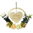 thumbnail image 1 of Guirnalda de madera Puerta de bienvenida Signo Colgante Puerta Colgante Guirnalda Adorno Decoración para el hogar Likrtyny Libre de BPA, 1 of 9