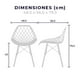 thumbnail image 4 of Set de 4 Sillas Eames Mundo In Vento Plástico Negro, 4 of 10