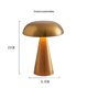 thumbnail image 3 of Led Mushroom Bud Table Lamp Rechargeable Touch Three-tone Lighting For Cafe Bar Restaurant Living Room Bedroom Study Decoration-1pcs, 3 of 5