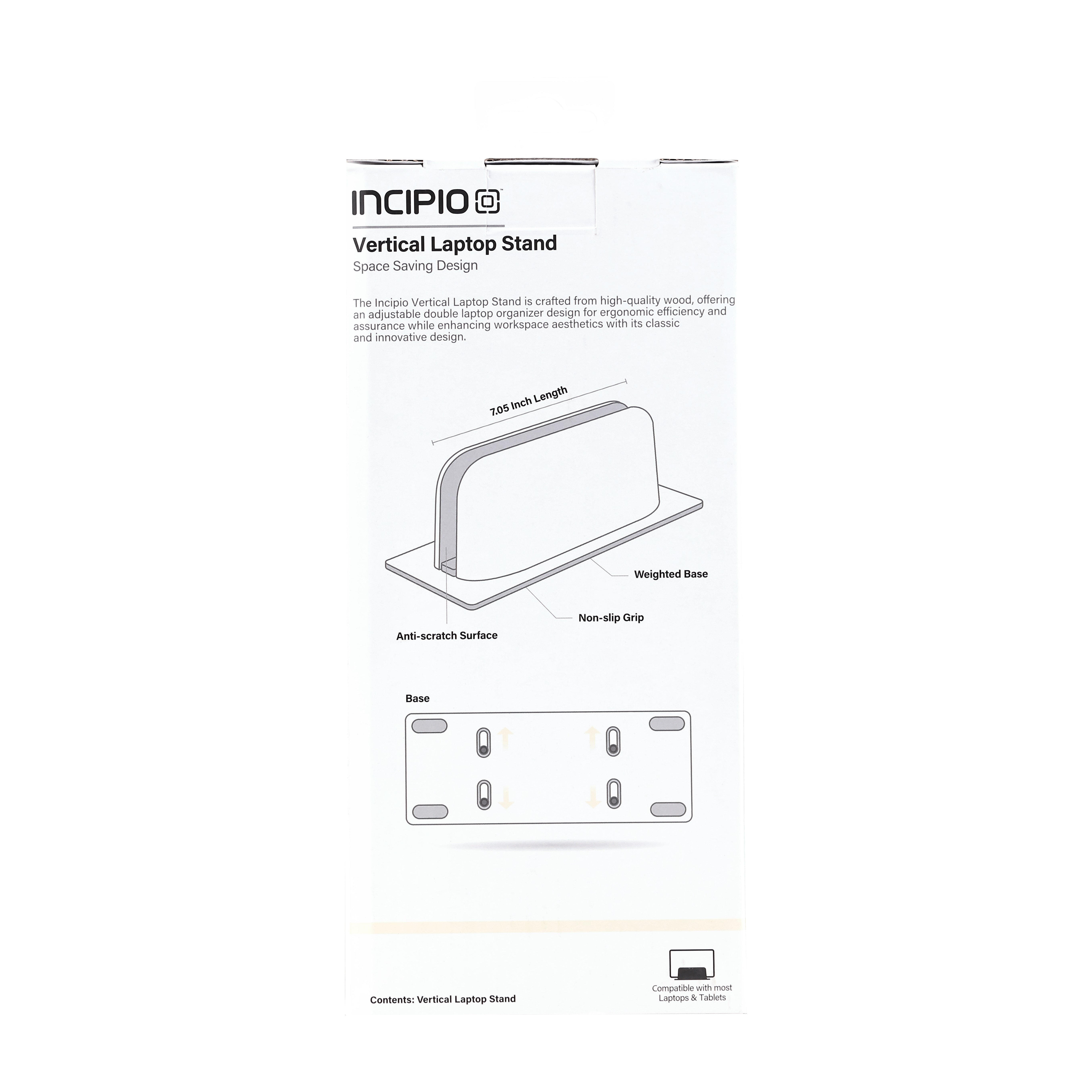 Incipio Vertical Laptop Stand with Wooden Base photo 6
