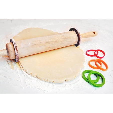 Talisman Designs Silicone Rolling Pin Bands | 8 Piece Set