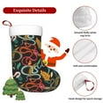 thumbnail image 5 of Salouo Snake And Flower Print Christmas Stockings,Large Xmas Stocking Set of 1 Holiday and Farmhouse Stocking for Christmas Holiday Party Decoration(17.7*11 Inch), 5 of 7