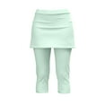 thumbnail image 5 of frariair ​High Performance Athletic Skirt For Women With Built In Compression Shorts Quick Dry Tennis Golf Fitness Multi Sport​ Green, 5 of 8