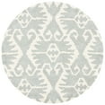 thumbnail image 4 of SAFAVIEH Wyndham Dzvonko Southwestern Wool Runner Rug, Grey/Ivory, 2'3" x 7', 4 of 10