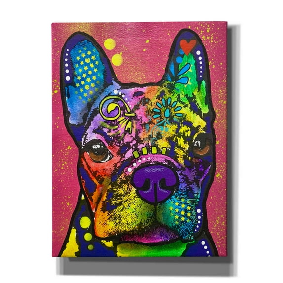 Epic Graffiti 'Listen To My Eyes' by Dean Russo, Canvas Wall Art, 12"x16"