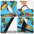 thumbnail image 6 of Monster Cartoon Truck Blue Pattern Teens Toddler Nap Mat with Pillow, Sleeping Mat Bag for Preschool Daycare 60"x20", 6 of 6