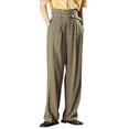 thumbnail image 5 of INCERUN Men's Trouser Fashion High Waist Baggy Casual Straight Drape Pants, 5 of 8