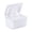 White, variant on LKXGBMY Wipes Dispenser, One-Handed Operation Wipe Holder, Seal-Designed Wipes Container for Bathroom Keep Diaper Wipes Fresh, Black