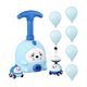 thumbnail image 3 of Experimento científico sobre el desarrollo de la inteligencia infantil: coche propulsado por un lanzador de globos. Azul, 3 of 9