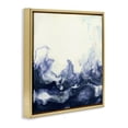 thumbnail image 2 of Stupell Industries Transitional Oceanic Fluid Swirl Gold Floating Frame Canvas Art, 18 x 18, by Laura Van Horne, 2 of 8