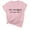 Pink, variant on HBYJLZYG Yes,I'M Single Print Shirts For Women, Short Sleeve Pullover Round Neck Valentine's Day Couple T-Shirt Womens Tops Gift For Her