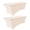 Champagne, variant on Eurmax 8Ft Rectangular Fitted Spandex Tablecloths Table Covers(Champagne)