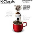 thumbnail image 2 of Keurig K-Classic Single Serve K-Cup Pod Coffee Maker, Patriot Blue, 2 of 5