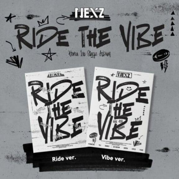 Nexz - Ride The Vibe - incl. Pamphlet, Club Poster, 80pg Photobook, Postcard, 2 Photocards   4pc Sticker Pack - Music & Performance - CD