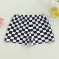 thumbnail image 2 of Boys Swim Trunks Checkerboard Print Fast Dry Summer Sports Swim Trunks, 2 of 6