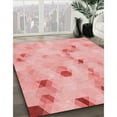 thumbnail image 3 of Ahgly Company Machine Washable Indoor Rectangle Transitional Flamingo Pink Area Rugs, 7' x 10', 3 of 7