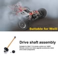 thumbnail image 2 of Vogacara RC Car Axle Drive Shaft Pieza de actualización confiable Reemplazo de accesorios Ejes Accesorios Kit Reemplazo para 144001 Púrpura Kits de construcción modelo Dorado Vogacara FN001444-03, 2 of 6