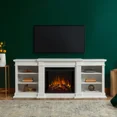 thumbnail image 1 of Real Flame Foyer Console Multimédia Fresno 182,9 cm (72 Po) Blanc, 1 of 1