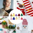 thumbnail image 6 of TAILTOSS Mini Wool Knitted Hat 10Pcs Assorted Color Tiny Crochet Caps For Crafts Scene Layout, 6 of 8