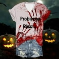 thumbnail image 2 of T-shirt à Manches Courtes Imprimé pour Femmes, Très Grand, Col en V, T-Shirt Athlétique à Manches Longues pour Femmes, Haut Blouse, 2 of 7