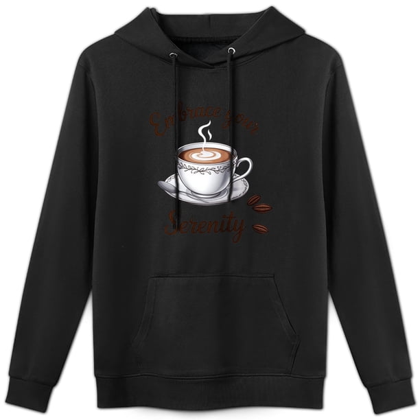 Sudadera estampada Taza Café Serenidad - unisex(L)